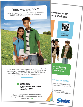Download a patient brochure about Verkazia and VKC
